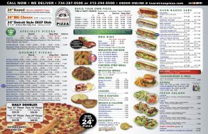 Toarmina's Pizza Taylor Menu Pickup or Delivery